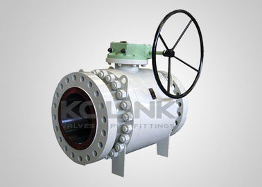 সম্পূর্ণ পোর্ট Trunnion বল ভালভ অগ্নি নিরাপদ API 607 DN 50-900