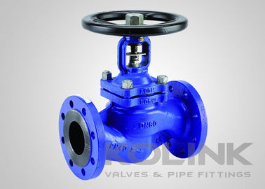 Bellows Seal Globe Valve DIN EN PN 16 - 63, কাস্ট স্টীল ফ্ল্যাঞ্জড স্টপ ভালভ