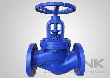 ঢালাই লোহা গ্লোব ভালভ DIN Flanged GG25 EN-GJL-250 স্টপ ভালভ