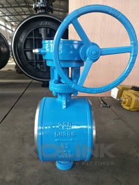 Butt Weld Butterfly Valve কাস্ট স্টীল হাই প্রেসার ট্রিপল অফসেট